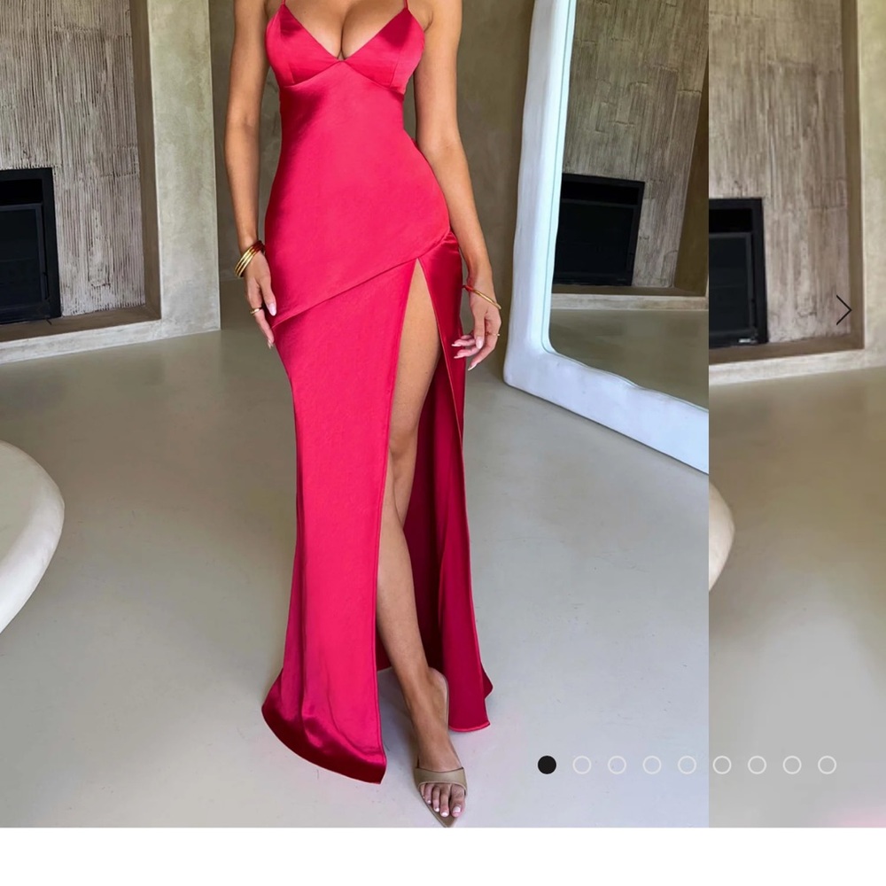 Isobel Maxi Dress Red